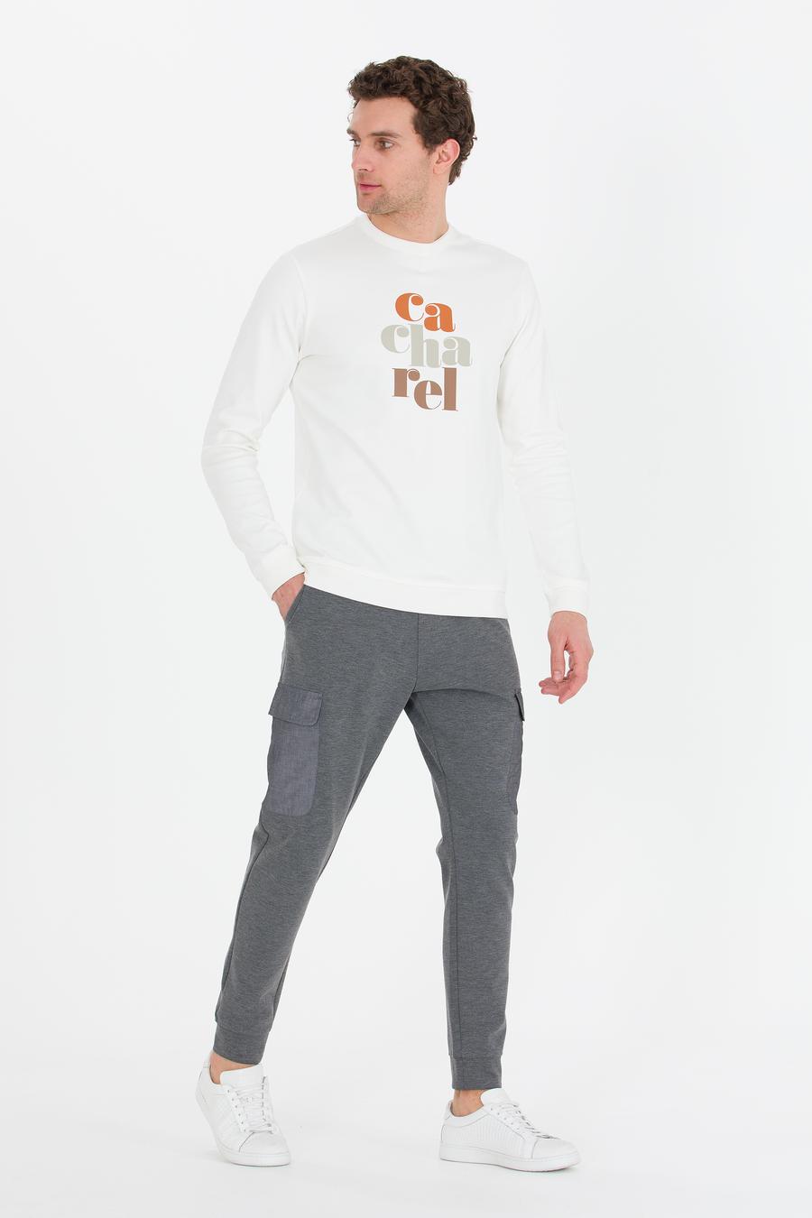 Gri Melanj Jogger Fit Eşofman Altı - 50265568056