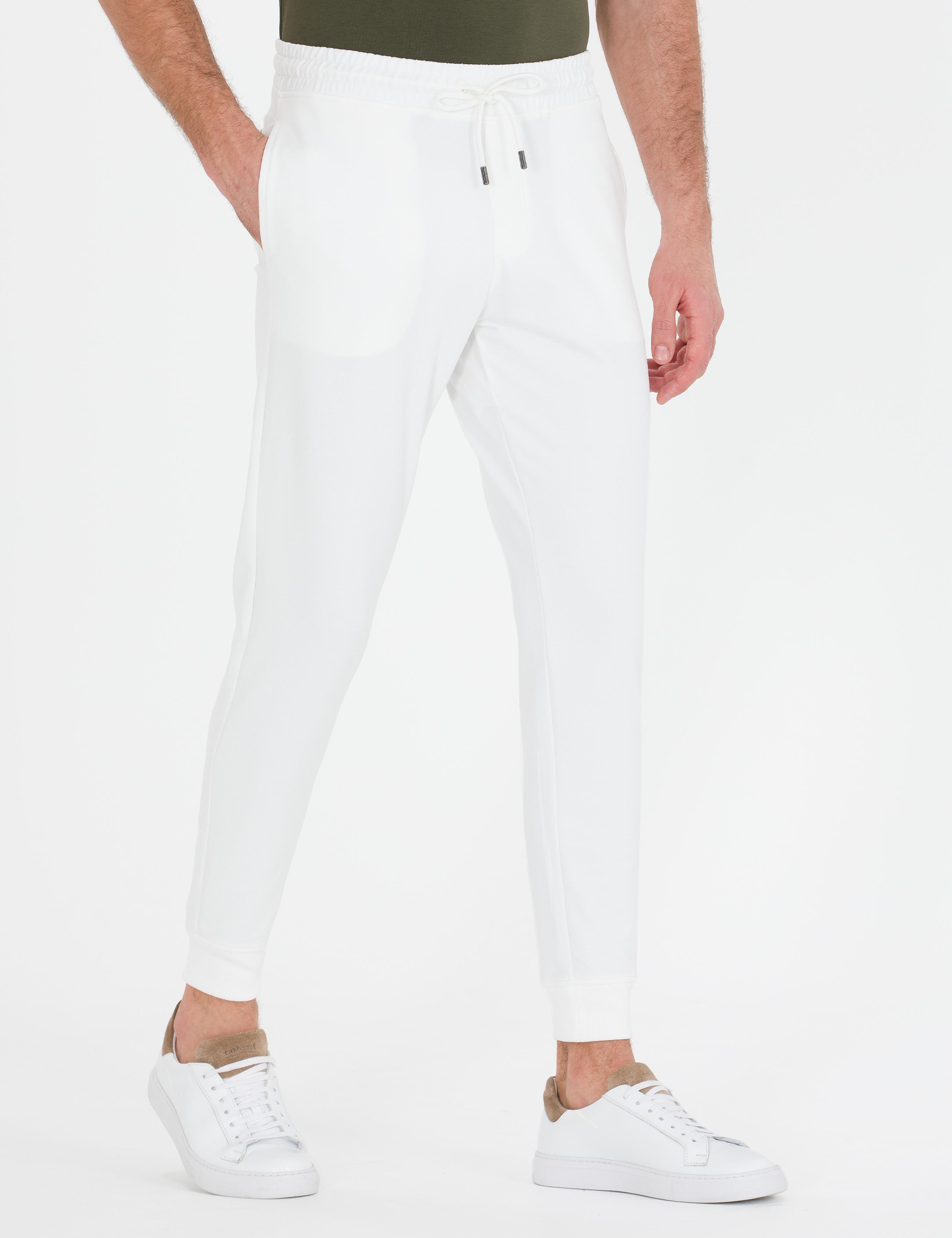 Ekru New Slim Fit Eşofman Altı - 50265569050