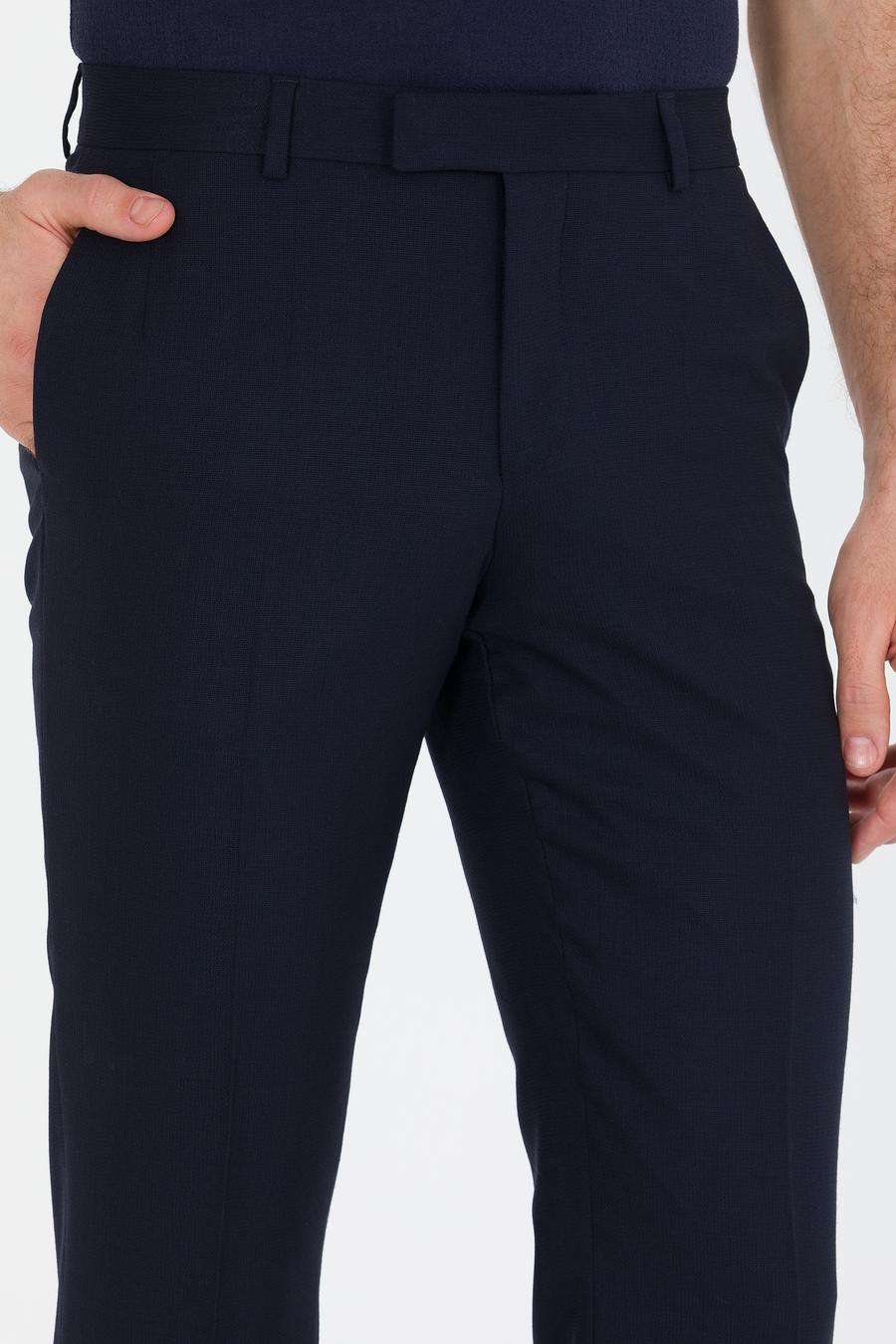 Lacivert Slim Fit Kumaş Pantolon - 50267707025