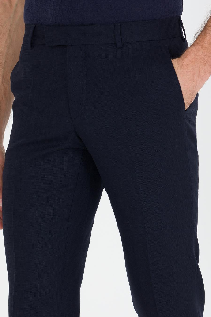Lacivert Slim Fit Kumaş Pantolon - 50267707025
