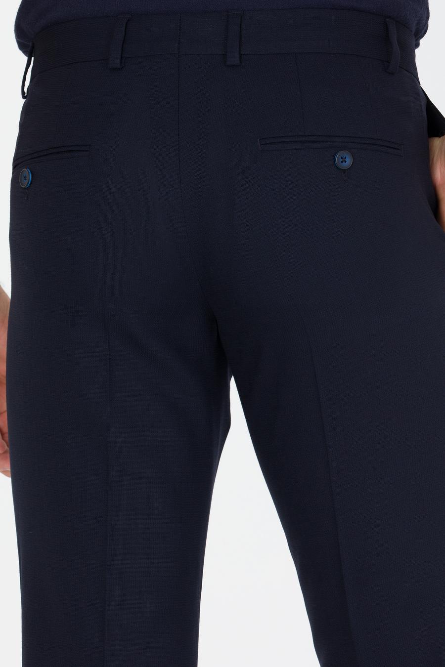 Lacivert Slim Fit Kumaş Pantolon - 50267707025