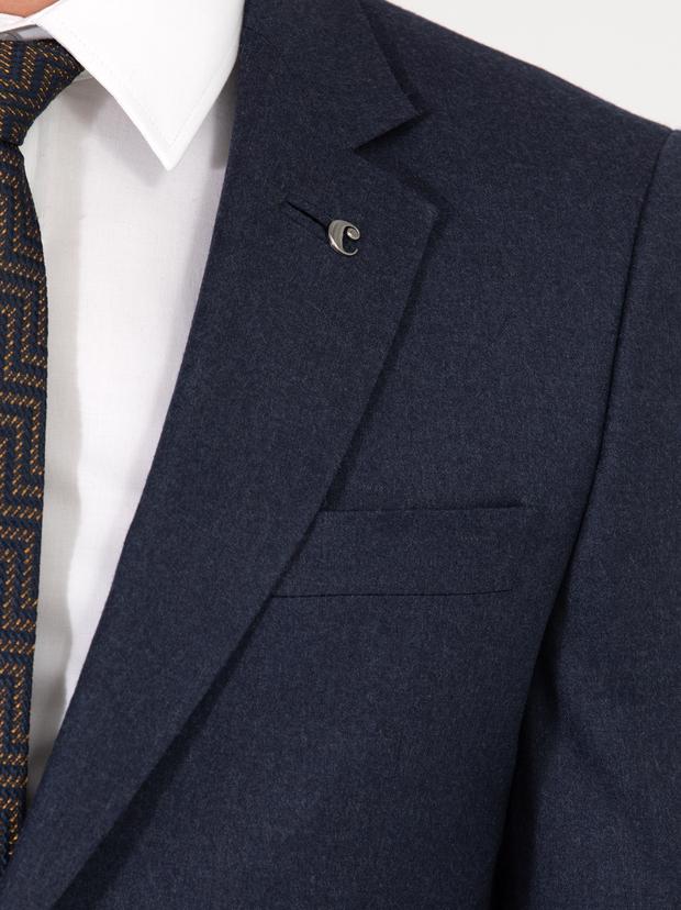 Lacivert Slim Fit Ceket