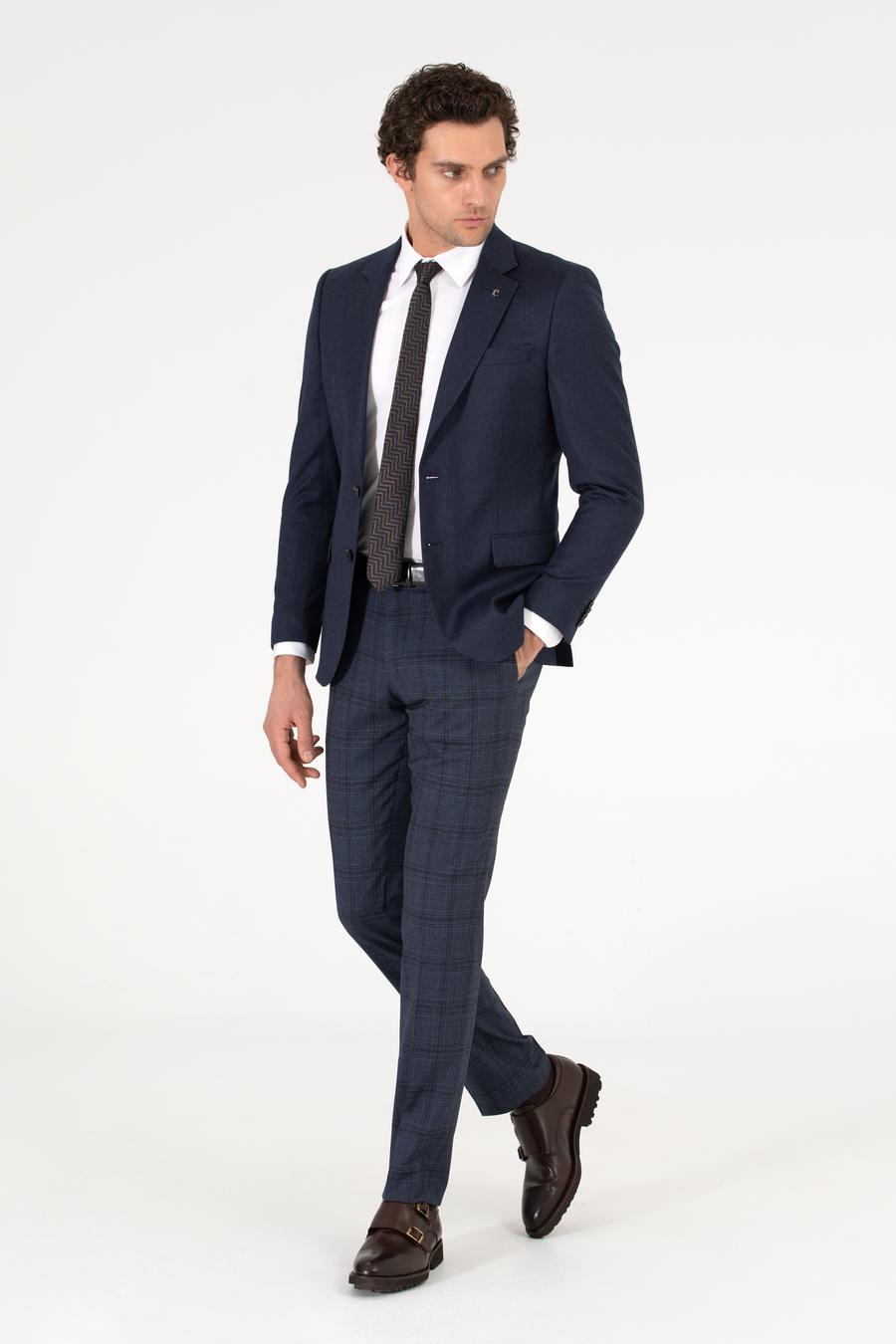 Lacivert Slim Fit Ceket - 50258858107