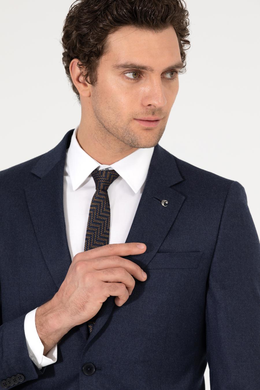 Lacivert Slim Fit Ceket - 50258858107