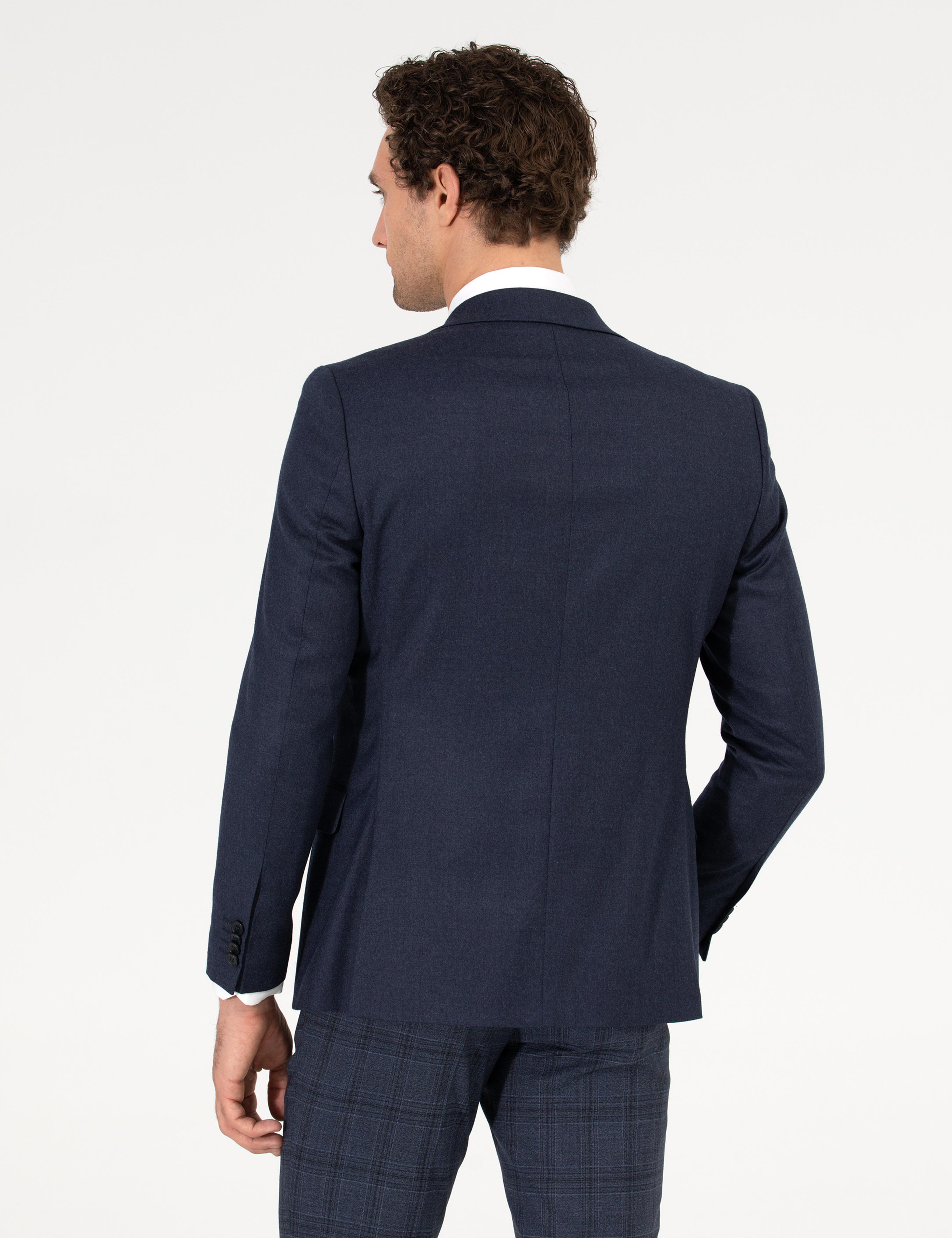 Lacivert Slim Fit Ceket - 50258858107