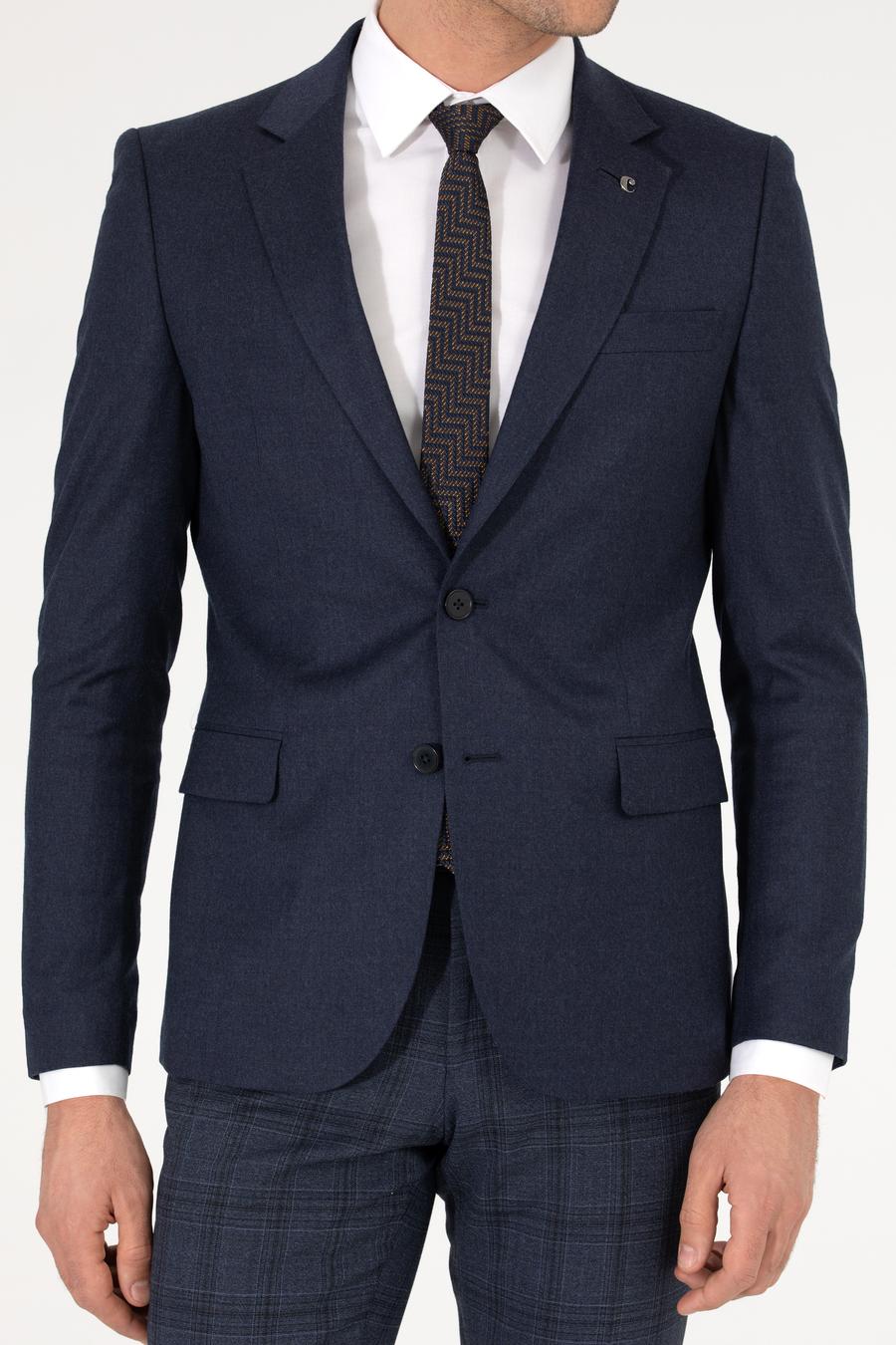 Lacivert Slim Fit Ceket - 50258858107