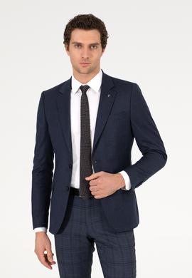 Lacivert Slim Fit Ceket