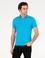 Turkuaz Polo Yaka Slim Fit Basic Merserize T-shirt