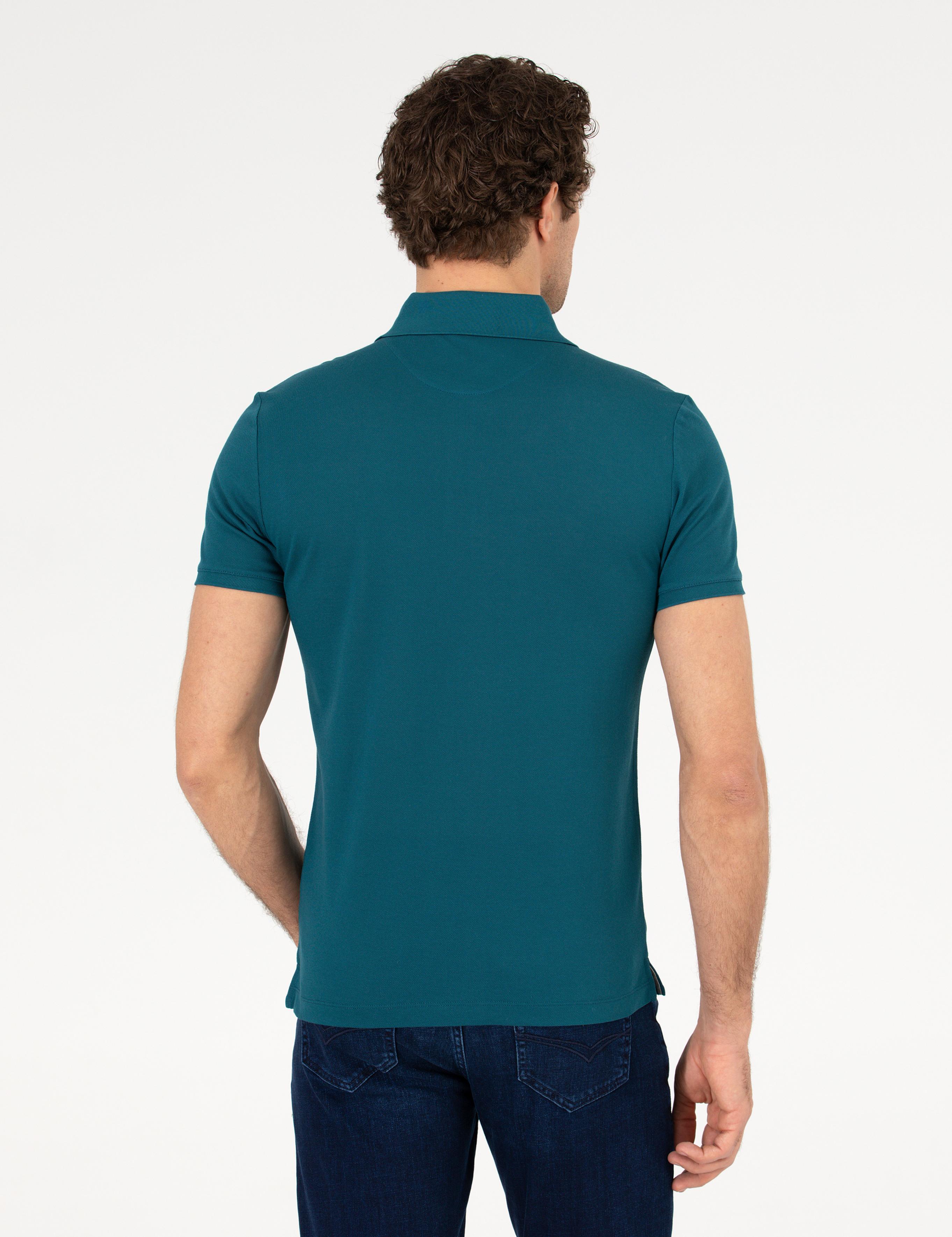 Zümrüt Polo Yaka Slim Fit Basic Merserize T-shirt - 50265364166