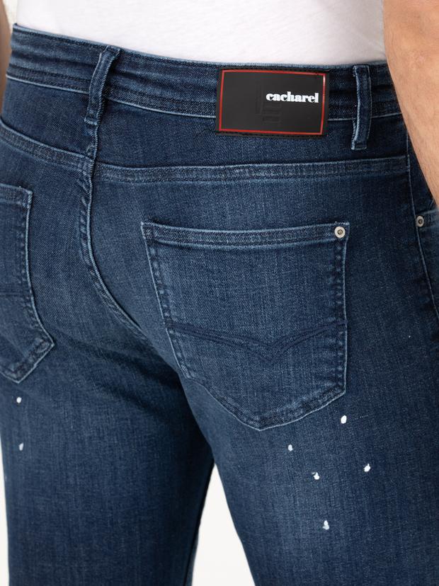 Koyu Mavi Slim Fit Jean Pantolon