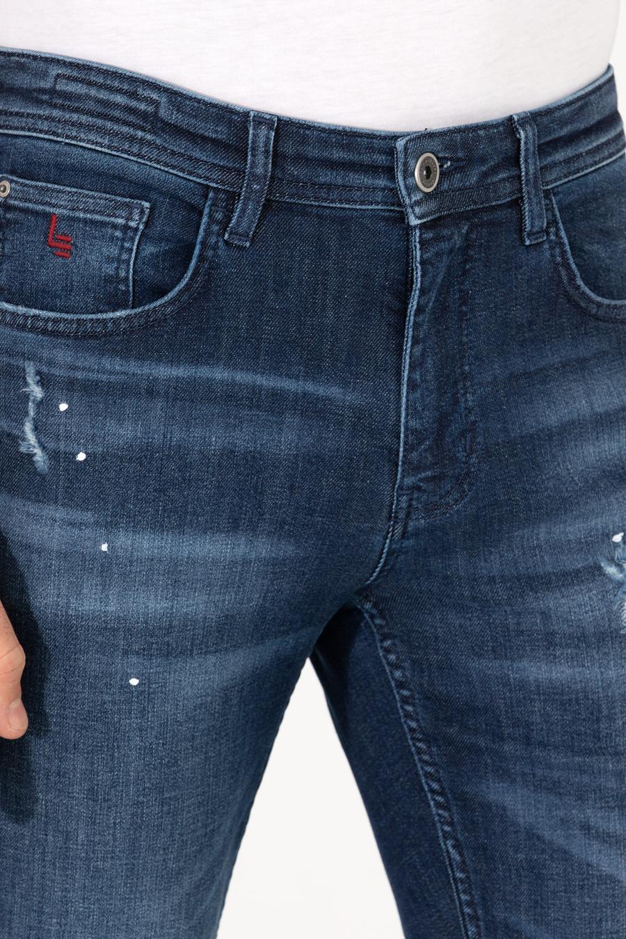 Koyu Mavi Slim Fit Jean Pantolon - 50268163067