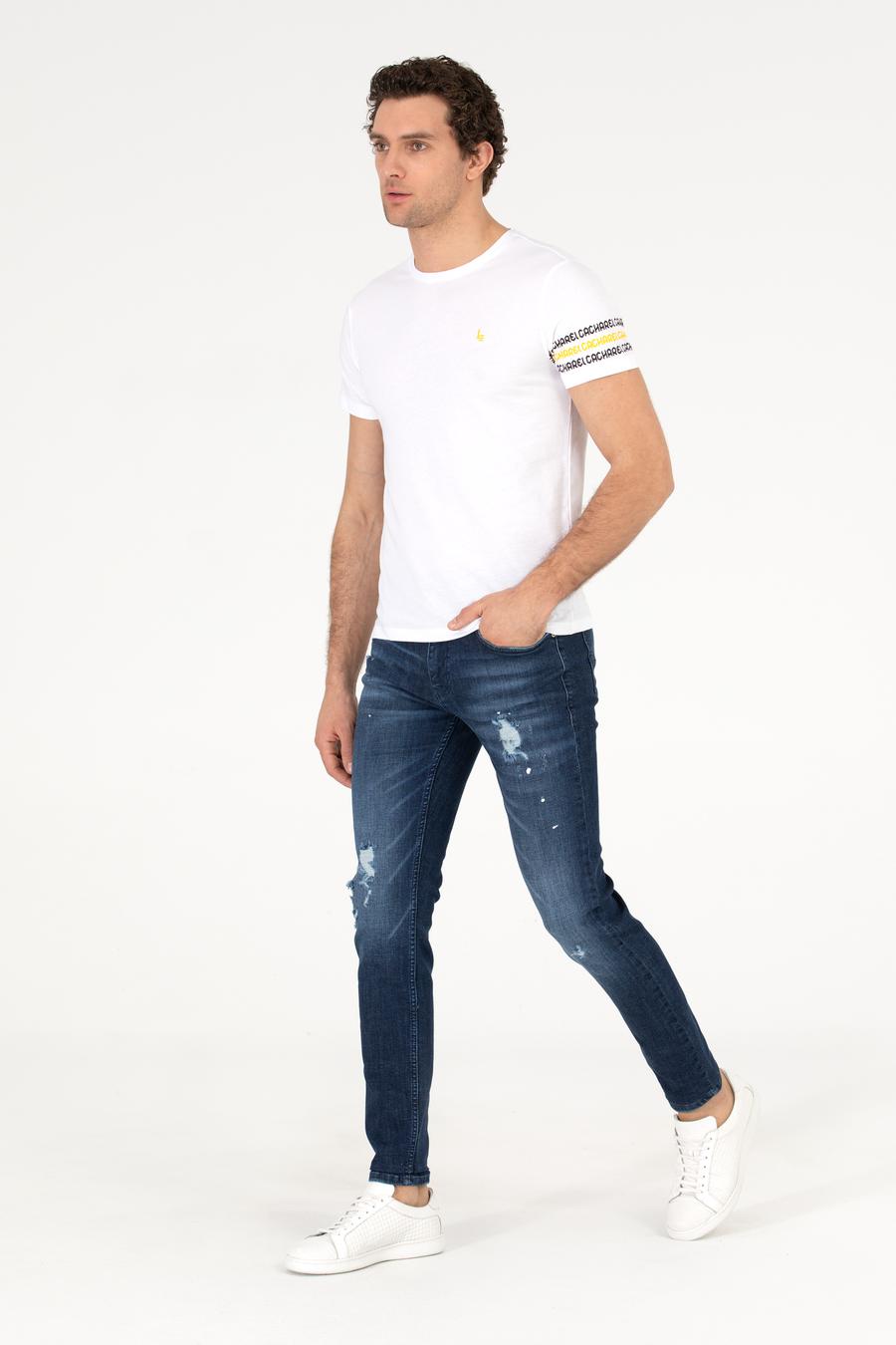 Koyu Mavi Slim Fit Jean Pantolon - 50268163067