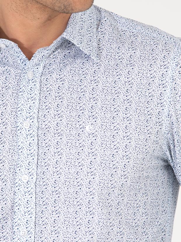 Beyaz Slim Fit Uzun Kollu Gömlek