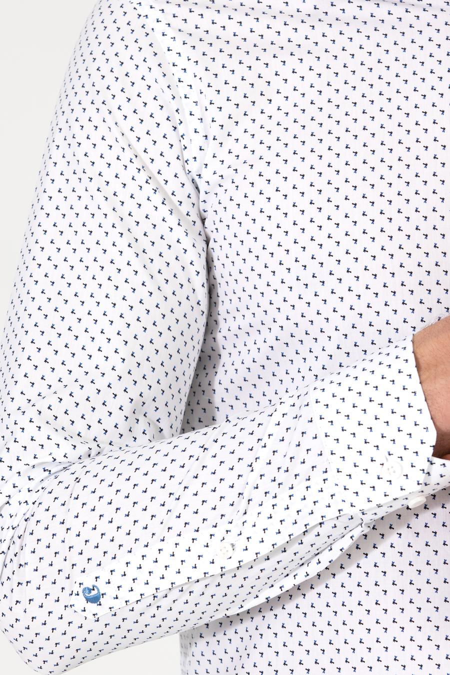 Beyaz Slim Fit Uzun Kollu Gömlek - 50255637020
