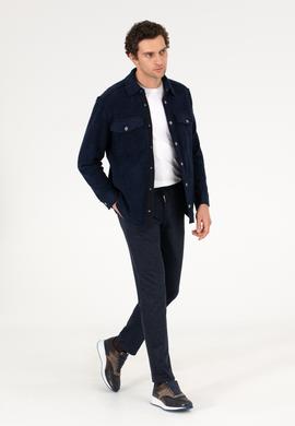 Lacivert Ex. Slim Fit Kumaş Pantolon