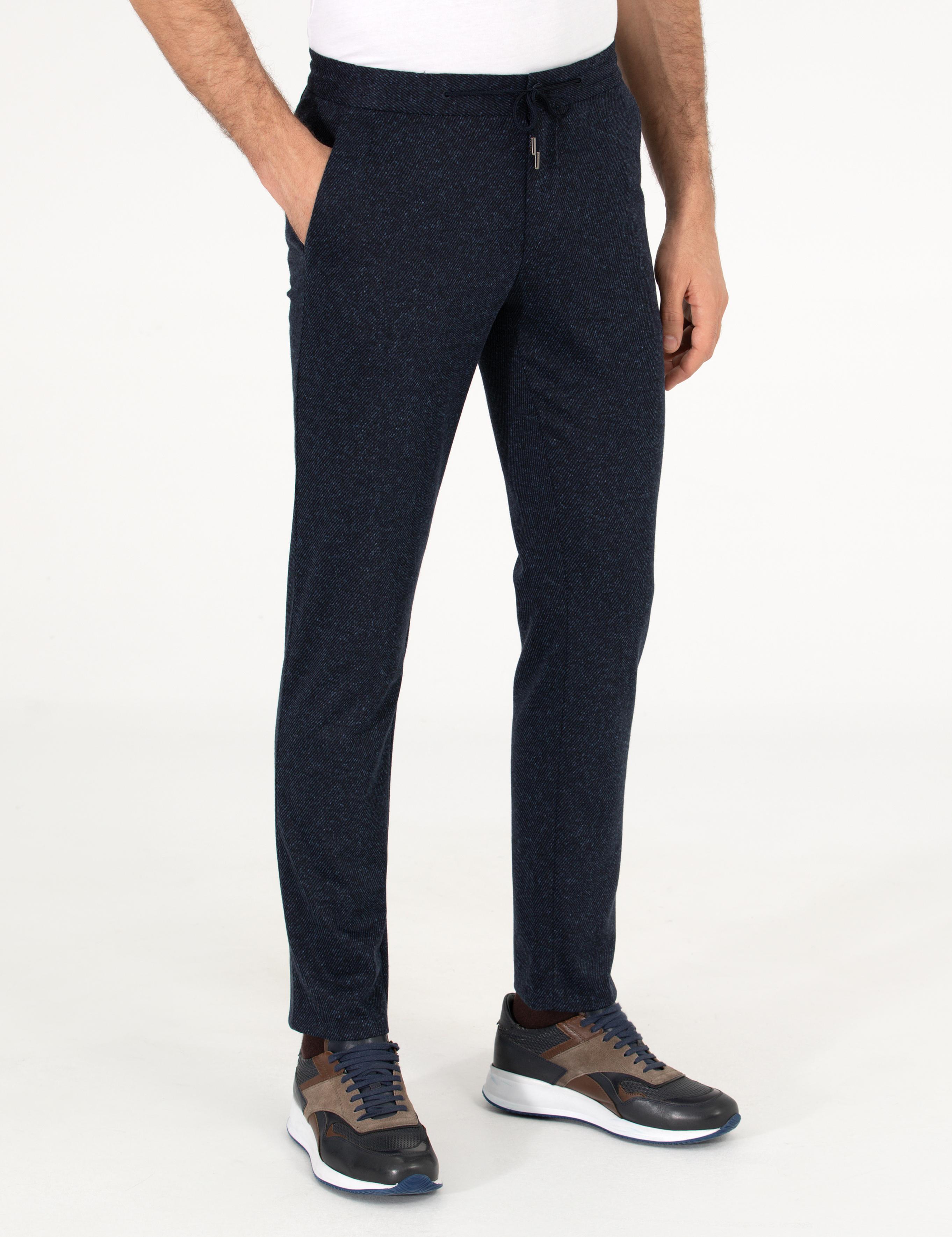 Lacivert Ex. Slim Fit Kumaş Pantolon - 50256007014