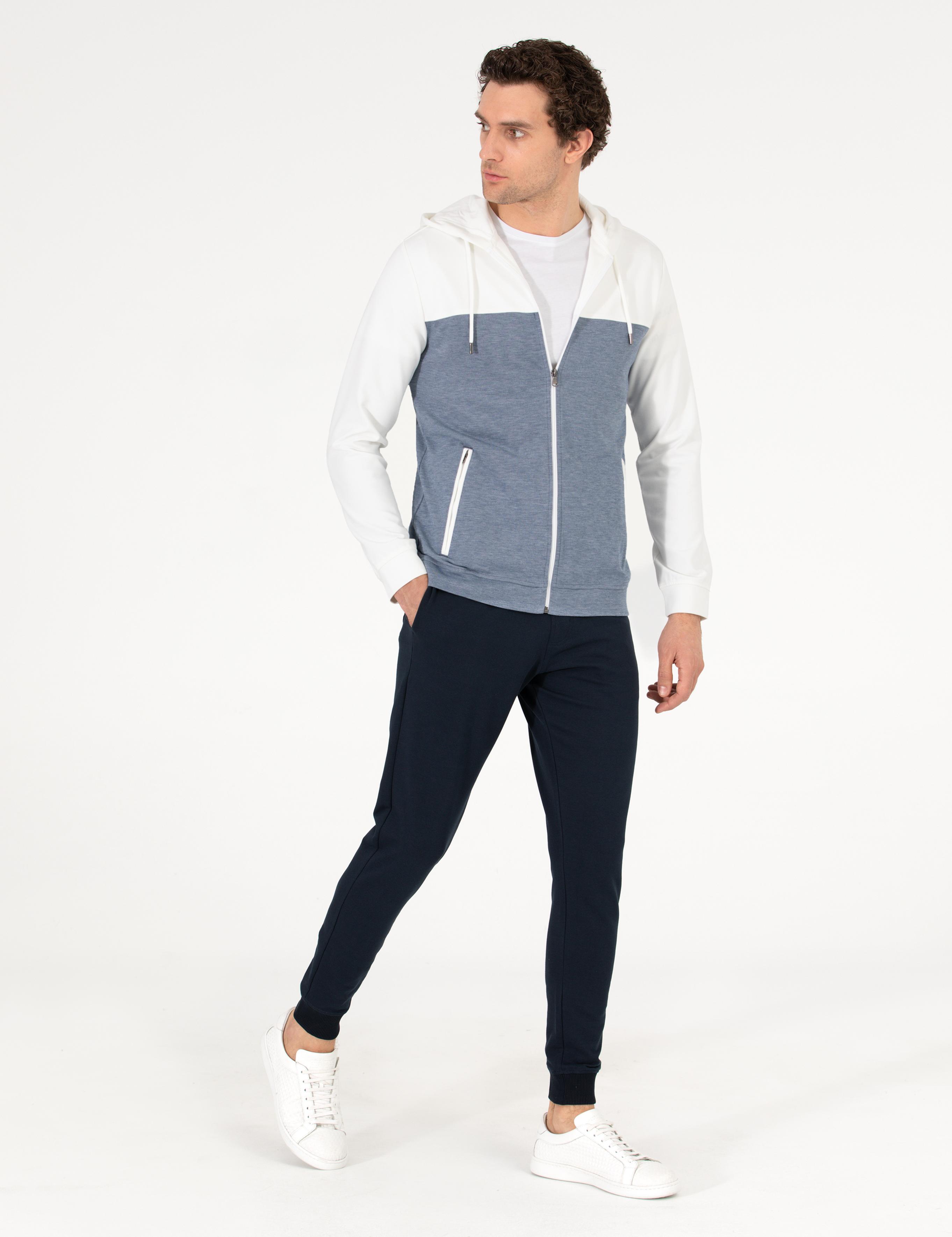 Lacivert New Slim Fit Eşofman Altı - 50265569005