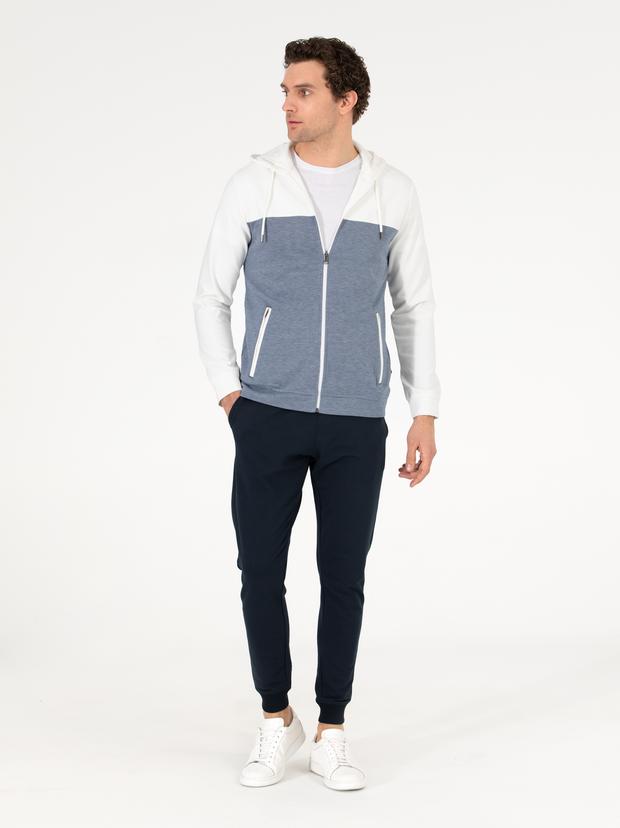 Lacivert New Slim Fit Eşofman Altı