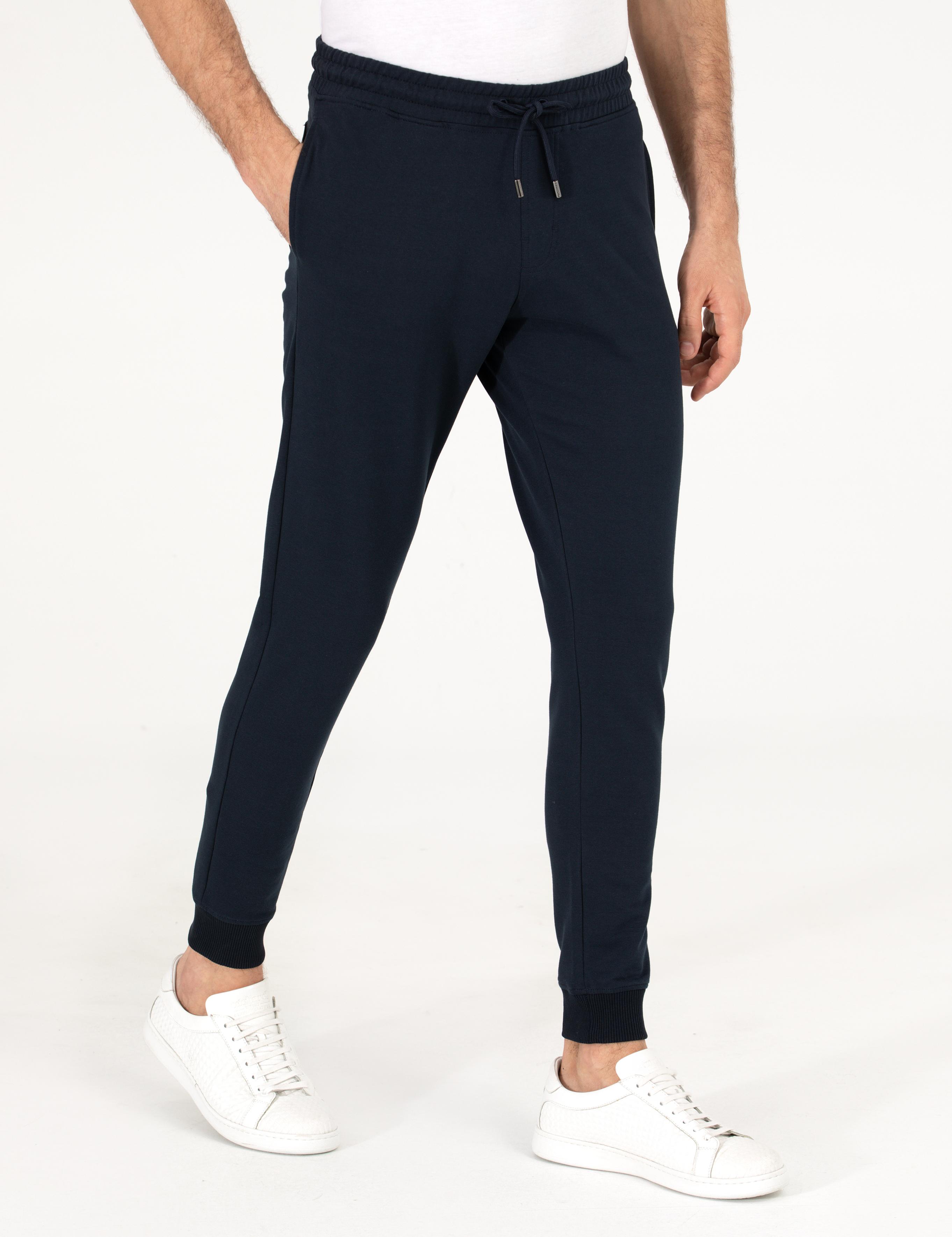 Lacivert New Slim Fit Eşofman Altı - 50265569005