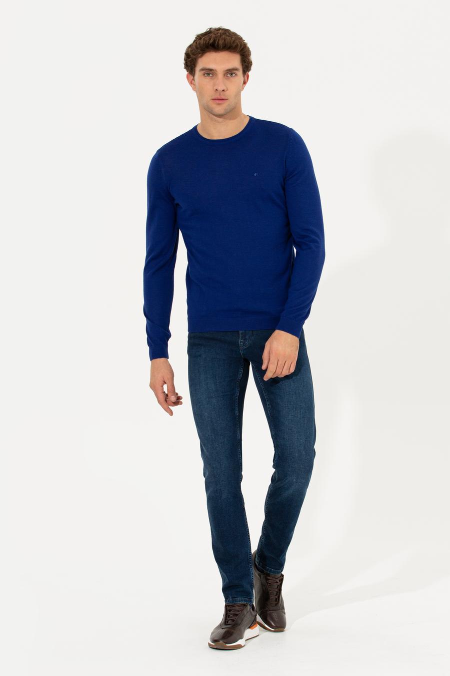 Saks Slim Fit Basic Kazak - 50237038125