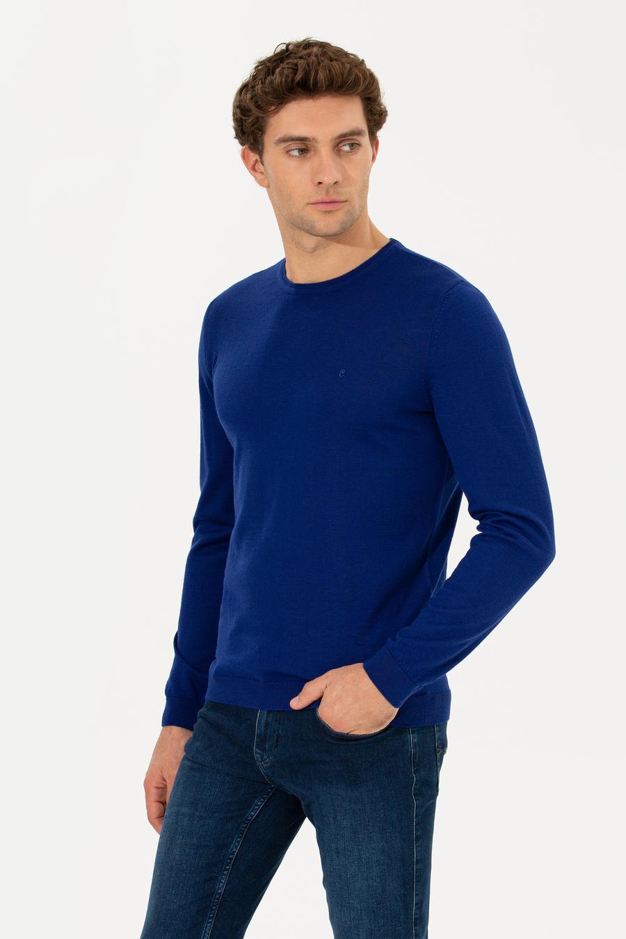 Saks Slim Fit Basic Kazak - 50237038125