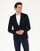 Lacivert Slim Fit Yün Ceket