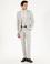 Gri Slim Fit Kareli Takım Elbise