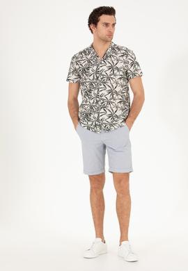 Açık Mavi Regular Fit Dokuma Şort