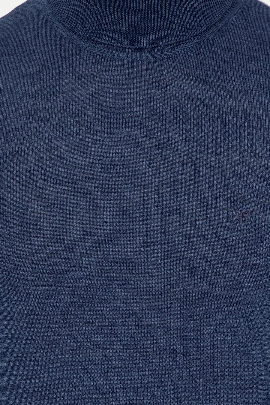 İndigo Slim Fit Balıkçı Yaka Basic Triko Kazak - 50227794092