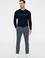 Lacivert Slim Fit Chino Pantolon