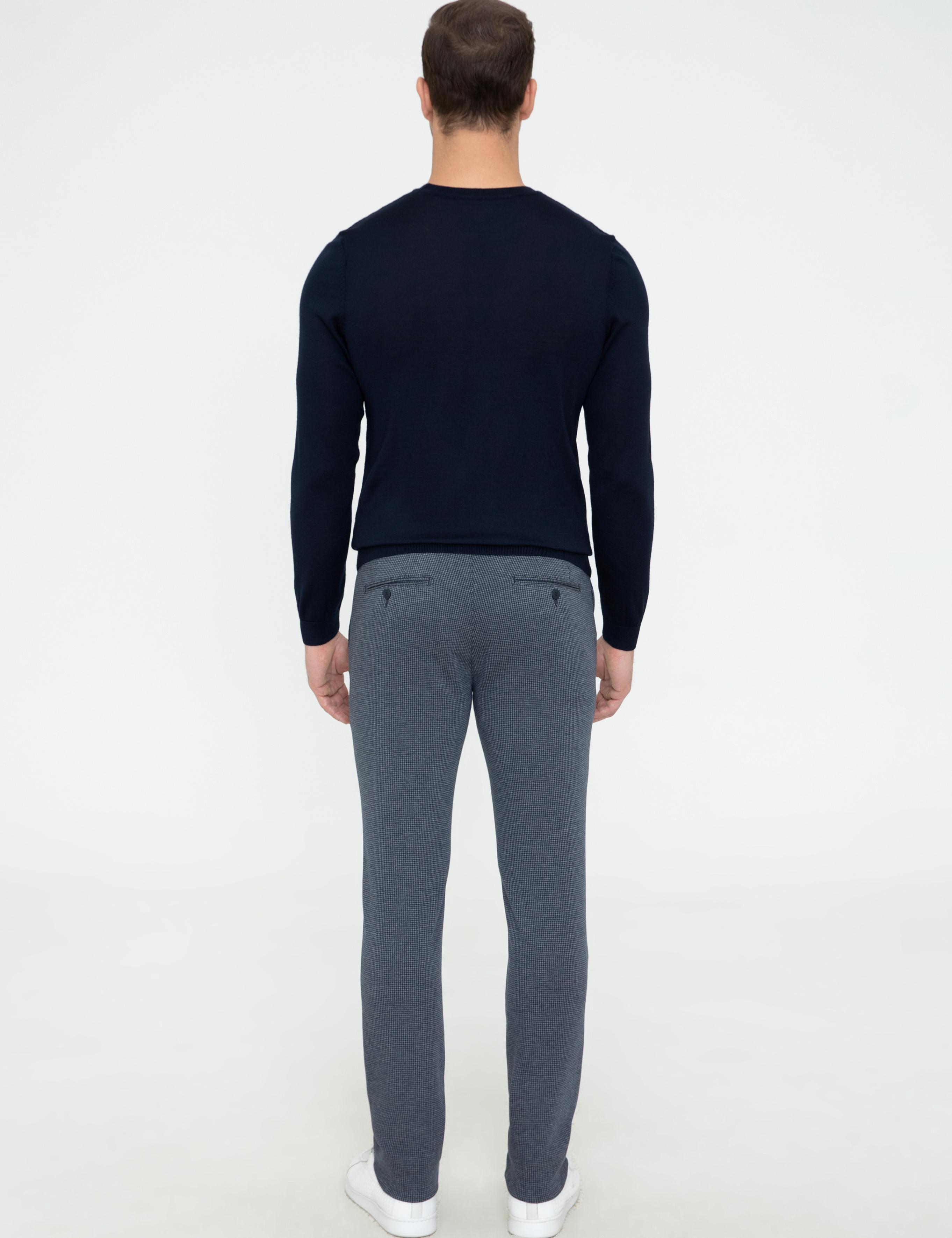 Lacivert Slim Fit Chino Pantolon - 50242626128