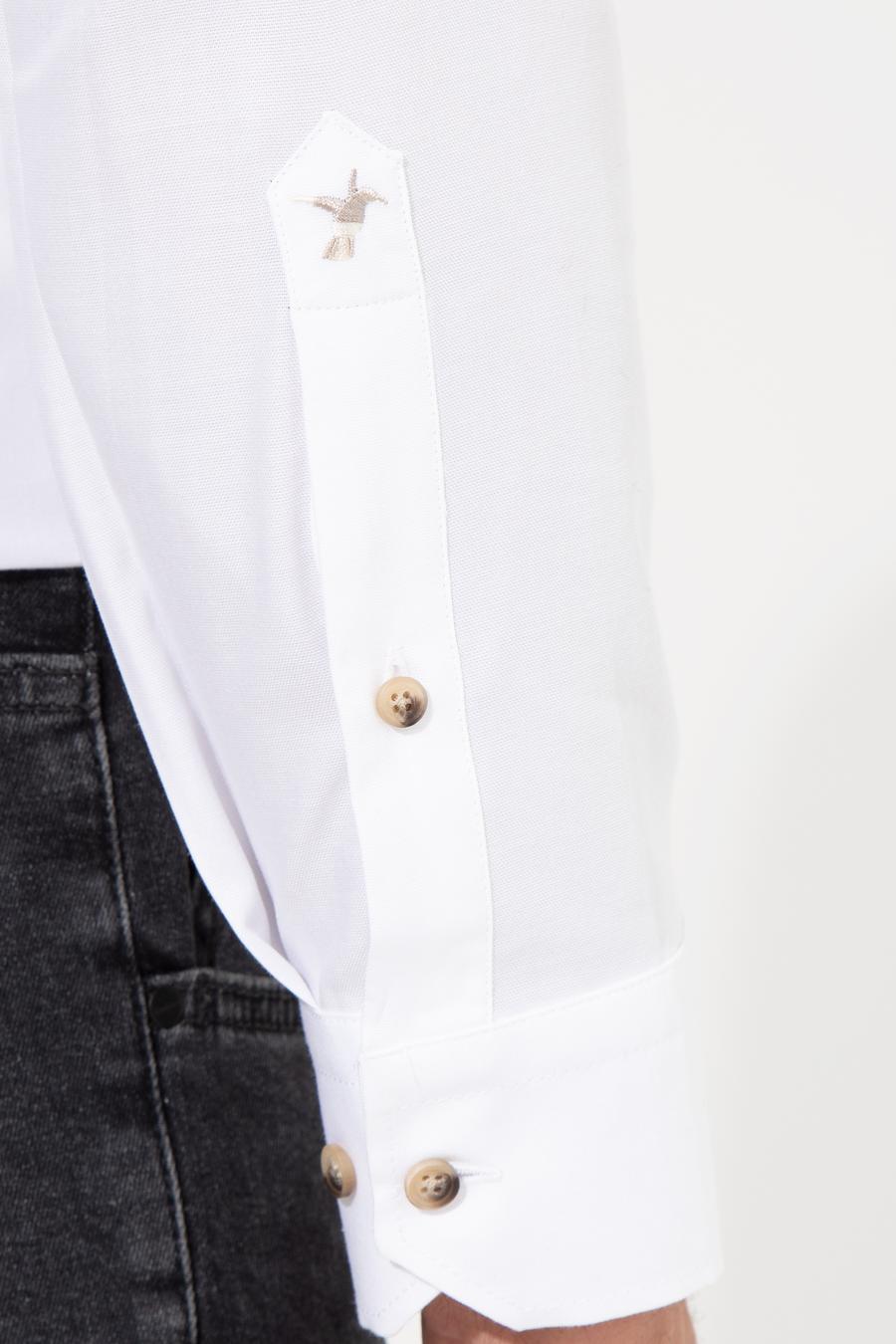 Beyaz Slim Fit Uzun Kollu Gömlek - 50250841135