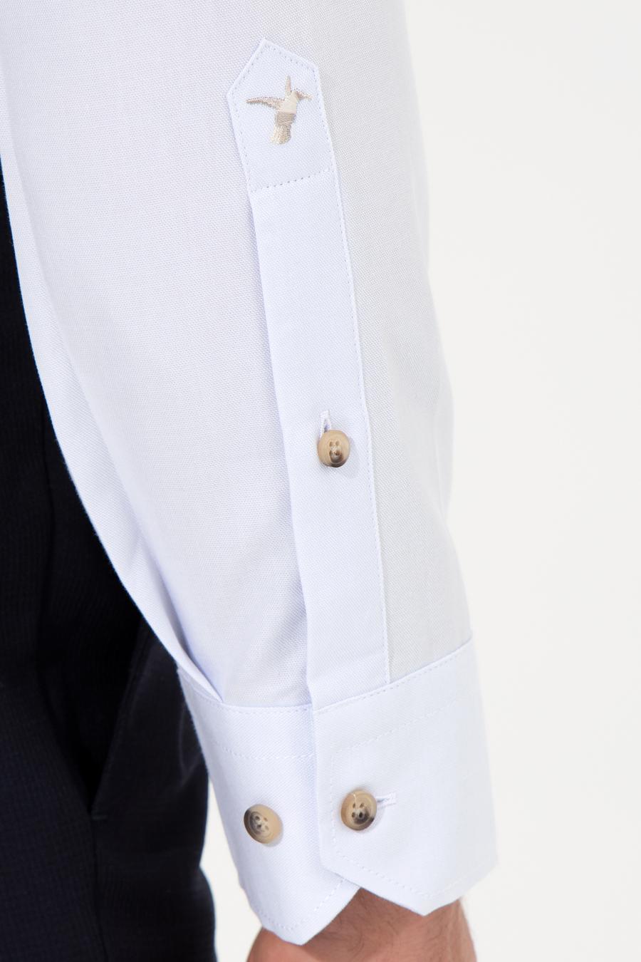 Açık Mavi Slim Fit Uzun Kollu Gömlek - 50250841169