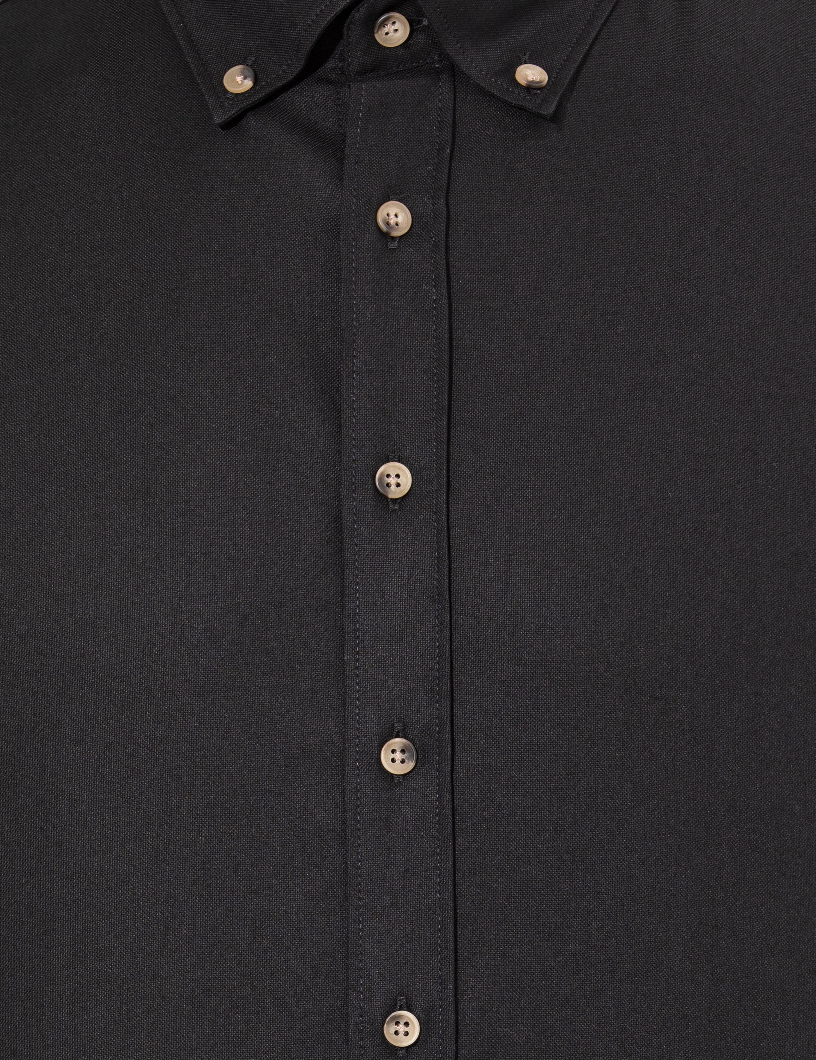 Siyah Slim Fit Uzun Kollu Gömlek - 50250841197