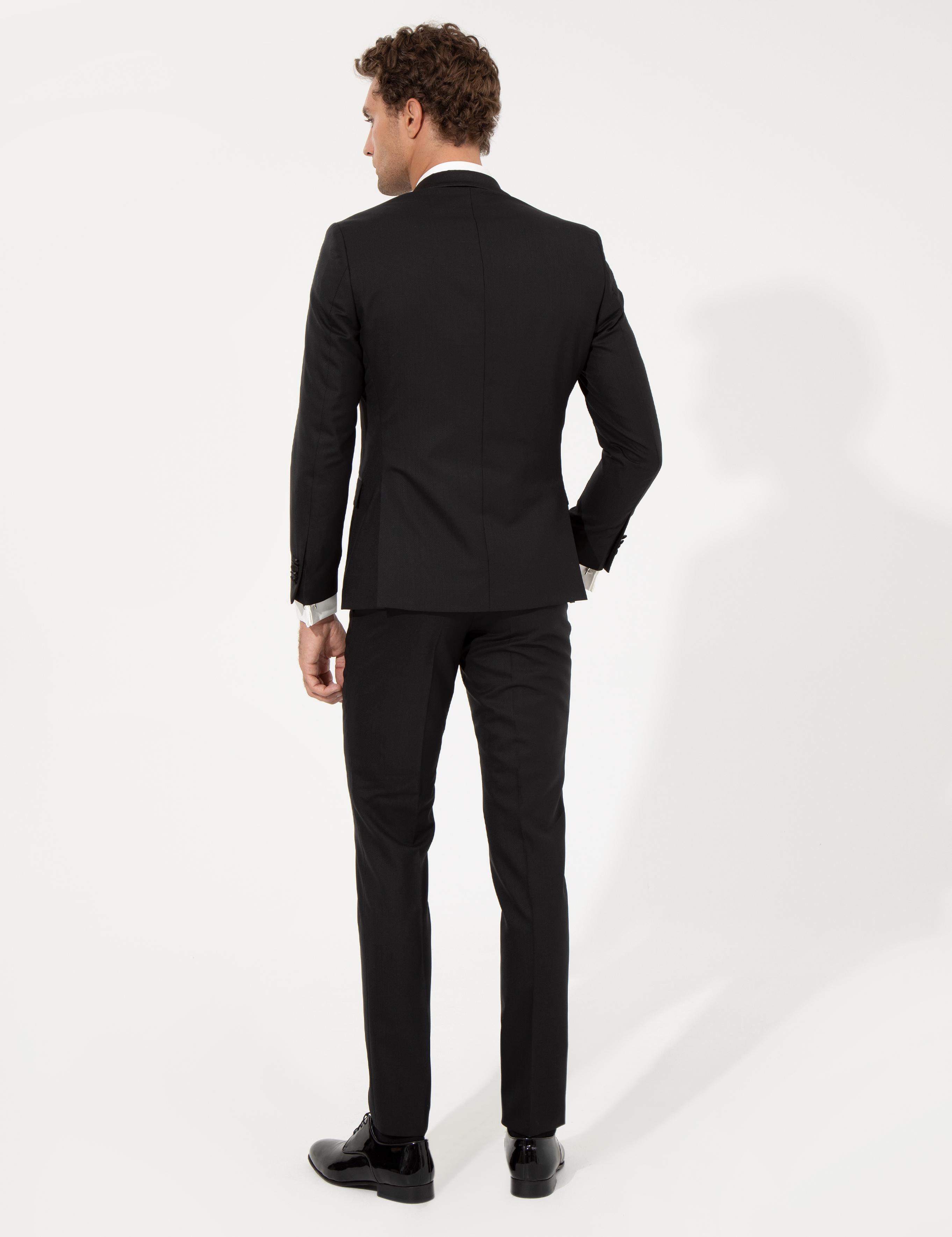 Siyah Ekstra Slim Fit Smokin - 50251808020