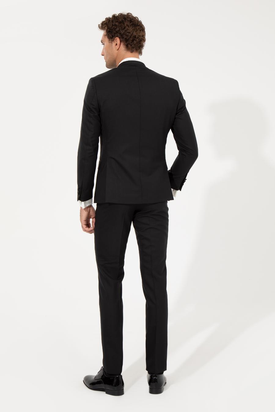 Siyah Ekstra Slim Fit Smokin - 50251808020