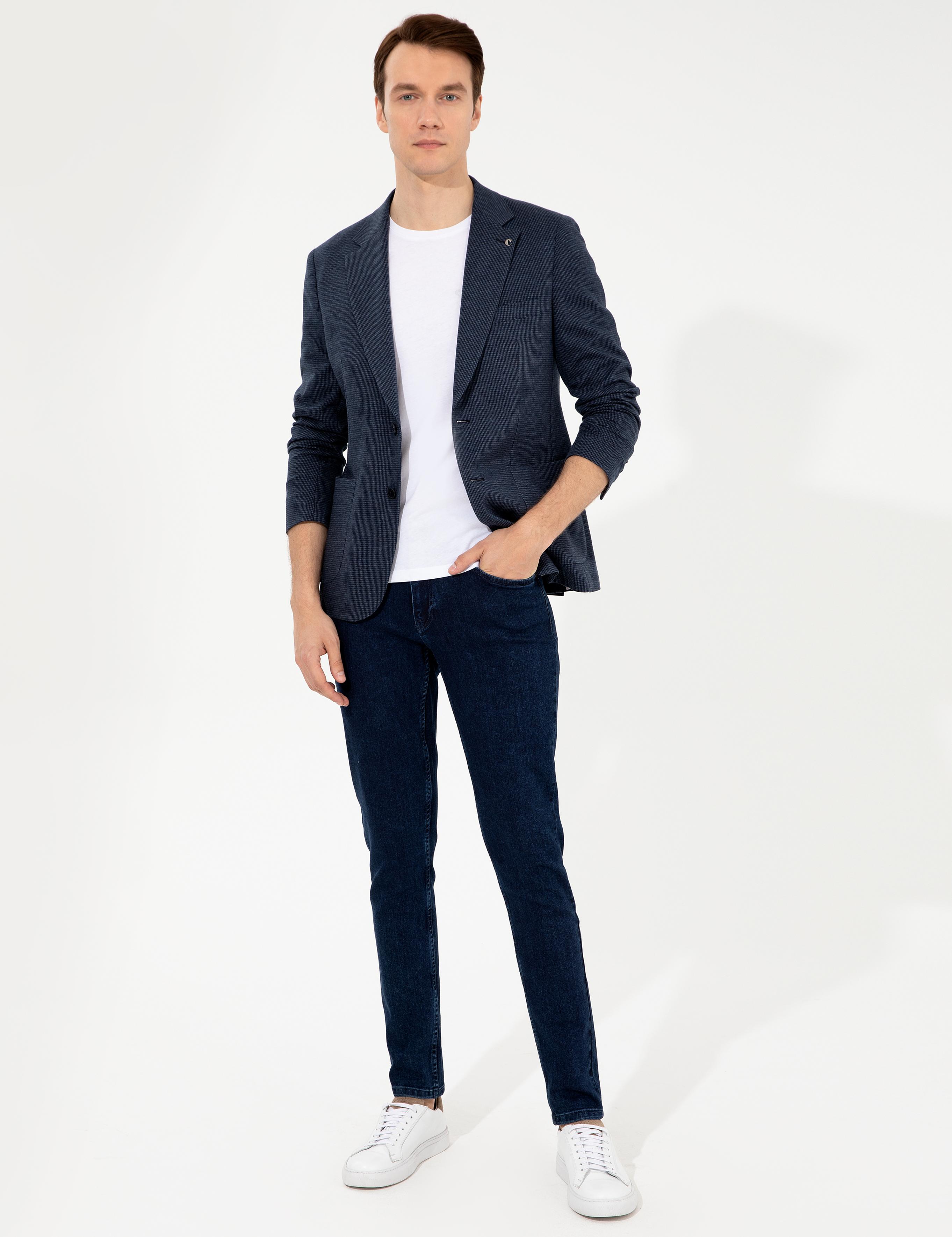 Lacivert Slim Fit Ceket - 50256790014