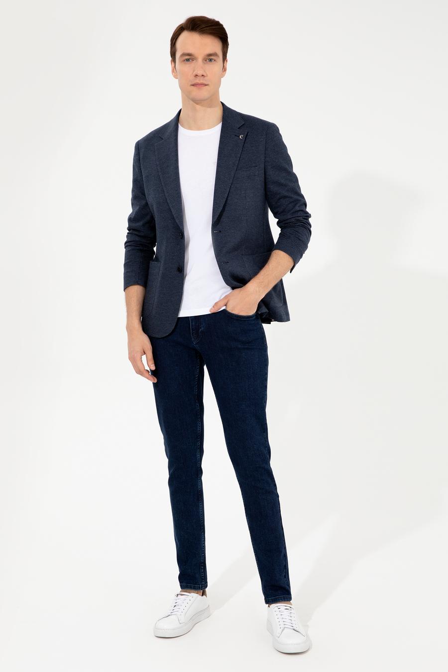 Lacivert Slim Fit Ceket - 50256790014