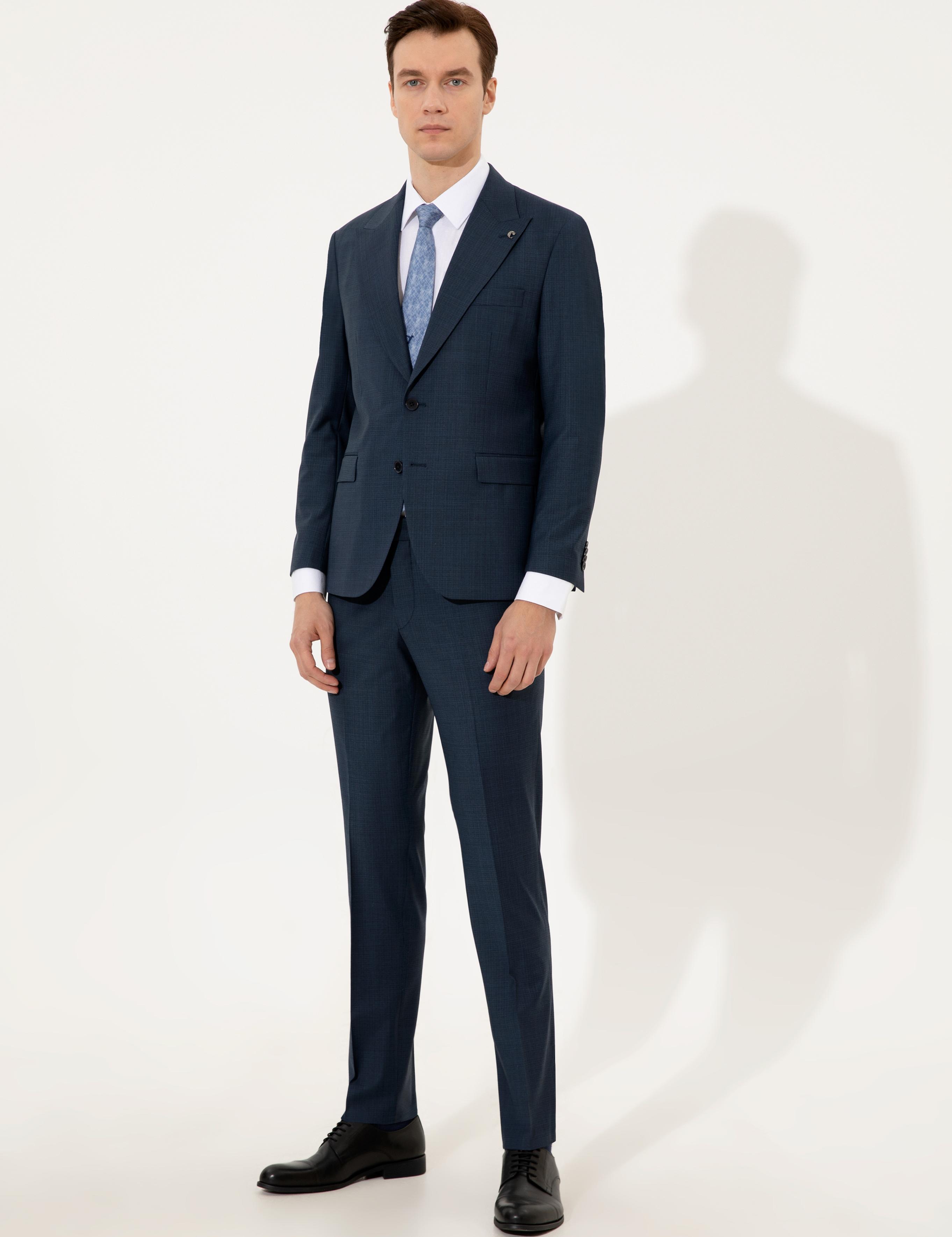 Lacivert Slim Fit Takım Elbise - 50258509015
