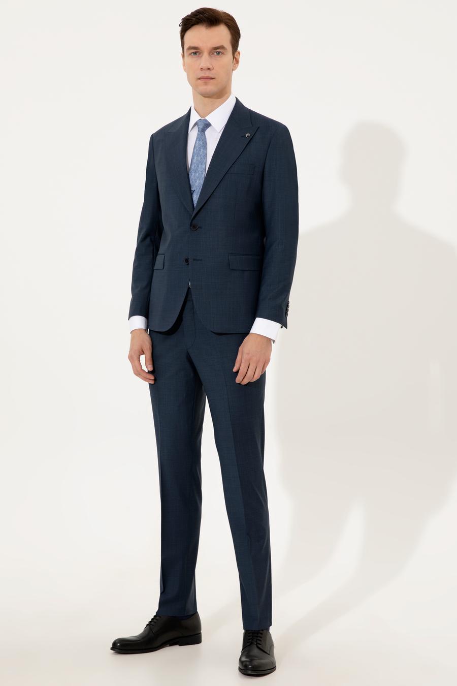 Lacivert Slim Fit Takım Elbise - 50258509015