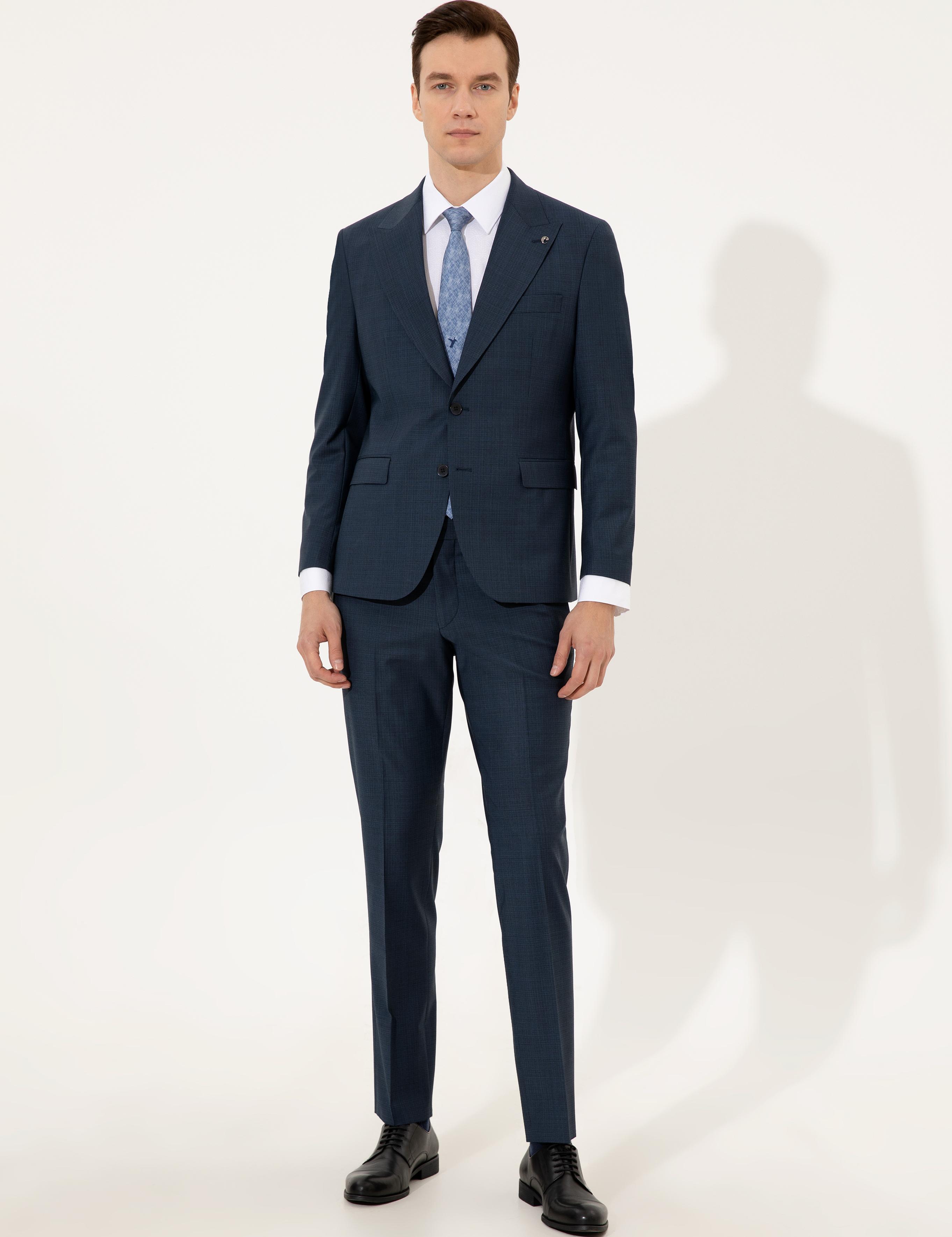 Lacivert Slim Fit Takım Elbise - 50258509015