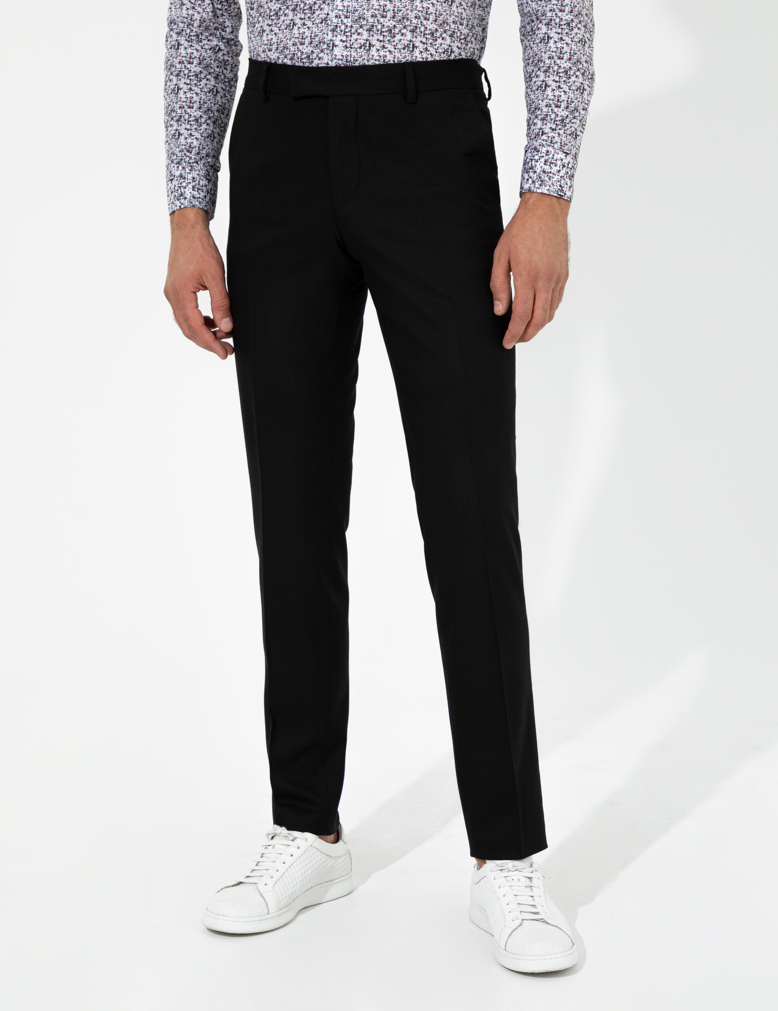 Siyah Slim Fit Kumaş Pantolon - 50258512002
