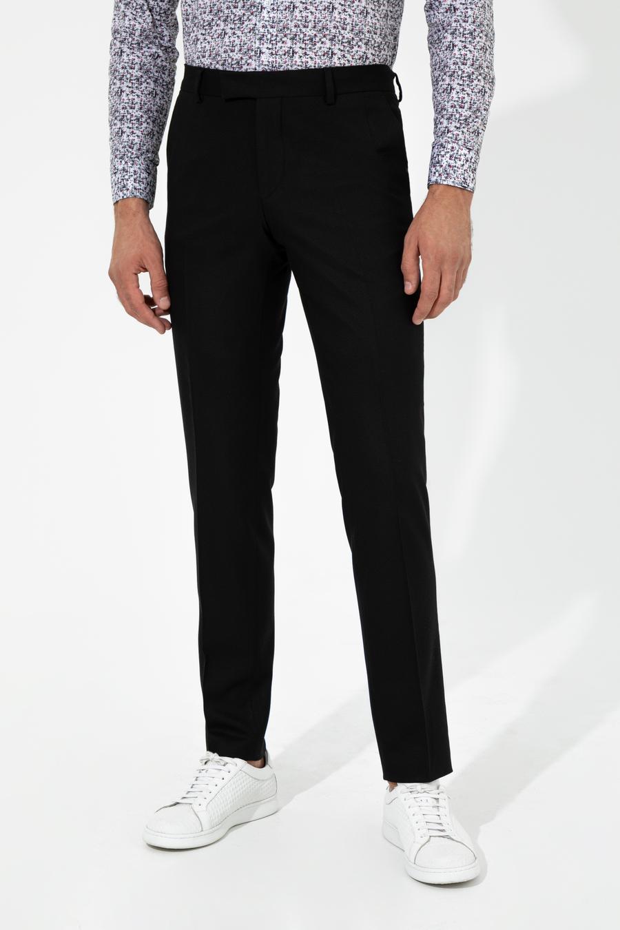 Siyah Slim Fit Kumaş Pantolon - 50258512002