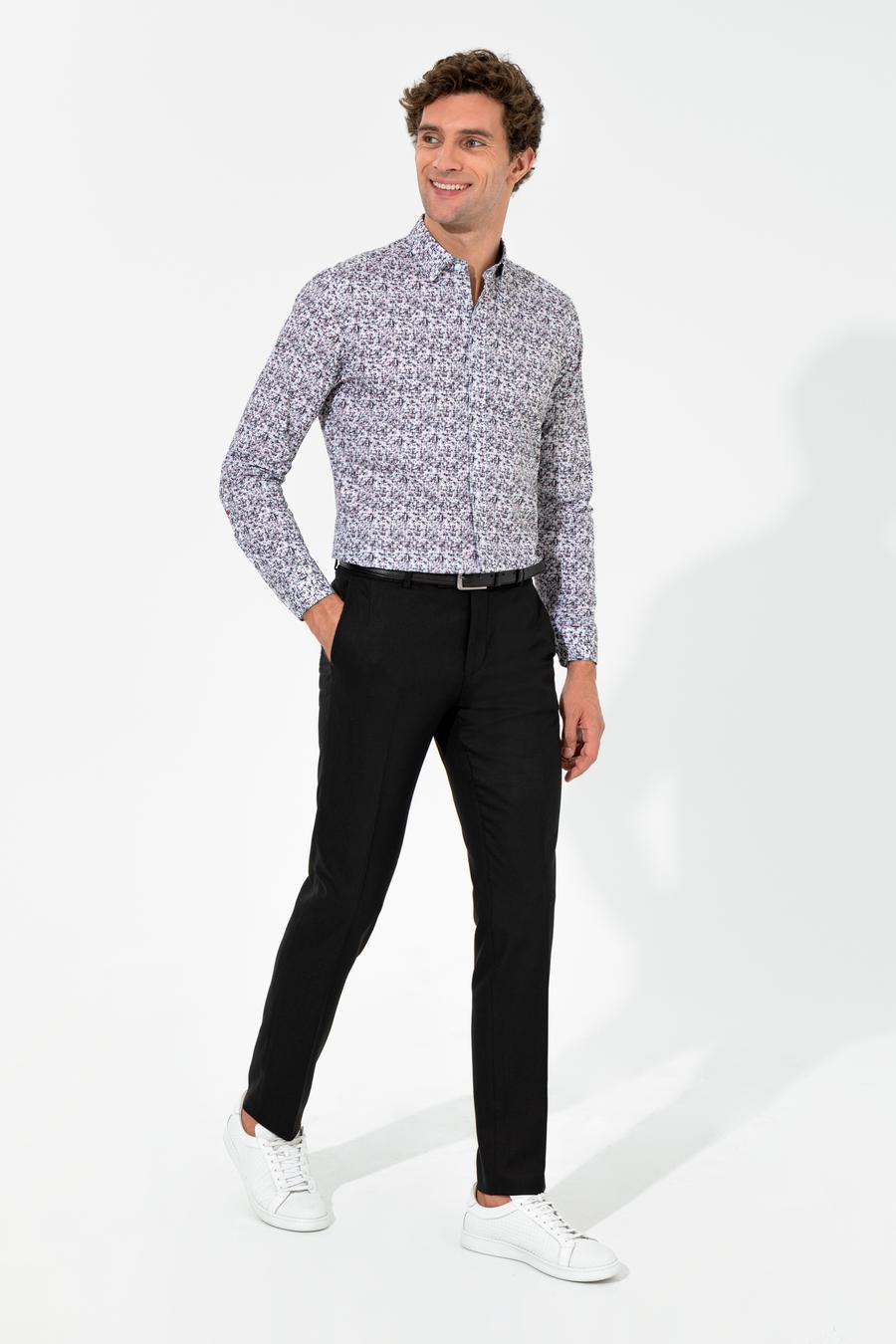 Siyah Slim Fit Kumaş Pantolon - 50258512002