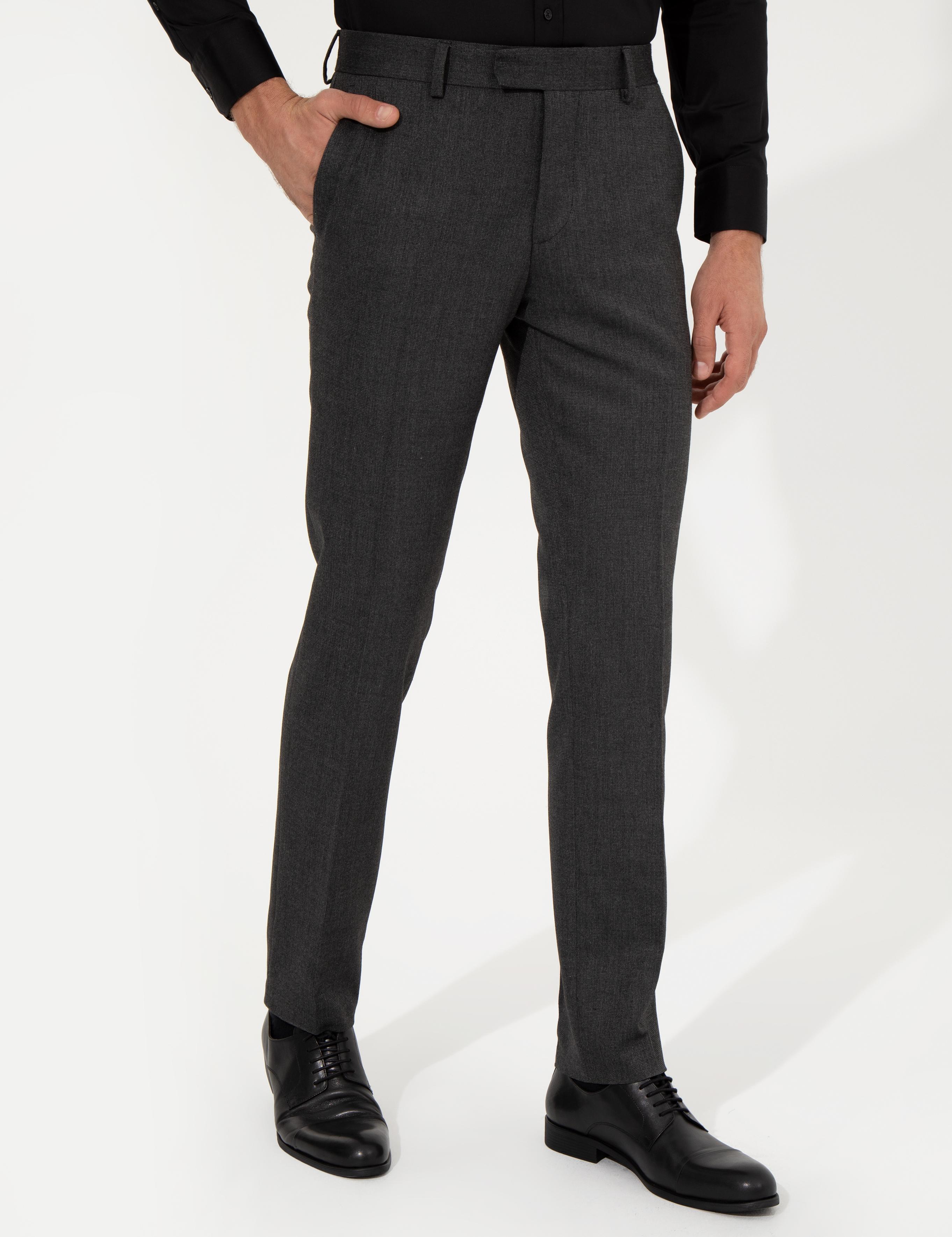 Siyah Slim Fit Kumaş Pantolon - 50258513001