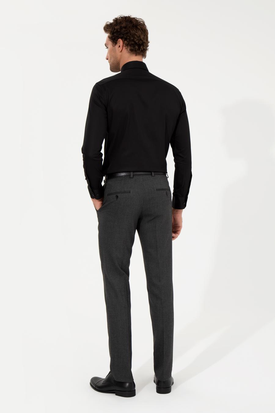Siyah Slim Fit Kumaş Pantolon - 50258513001