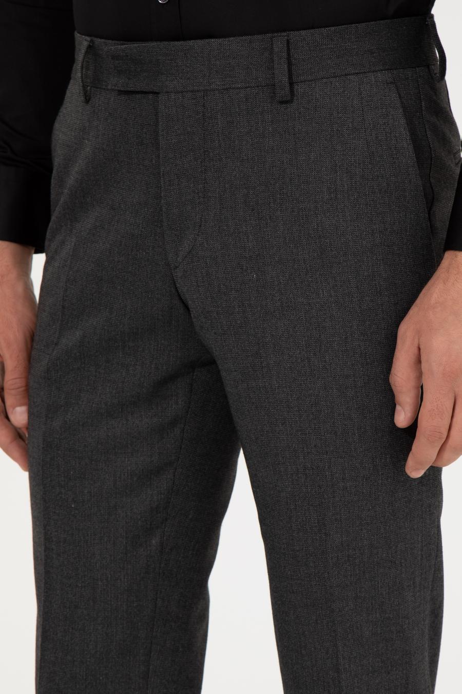 Siyah Slim Fit Kumaş Pantolon - 50258513001