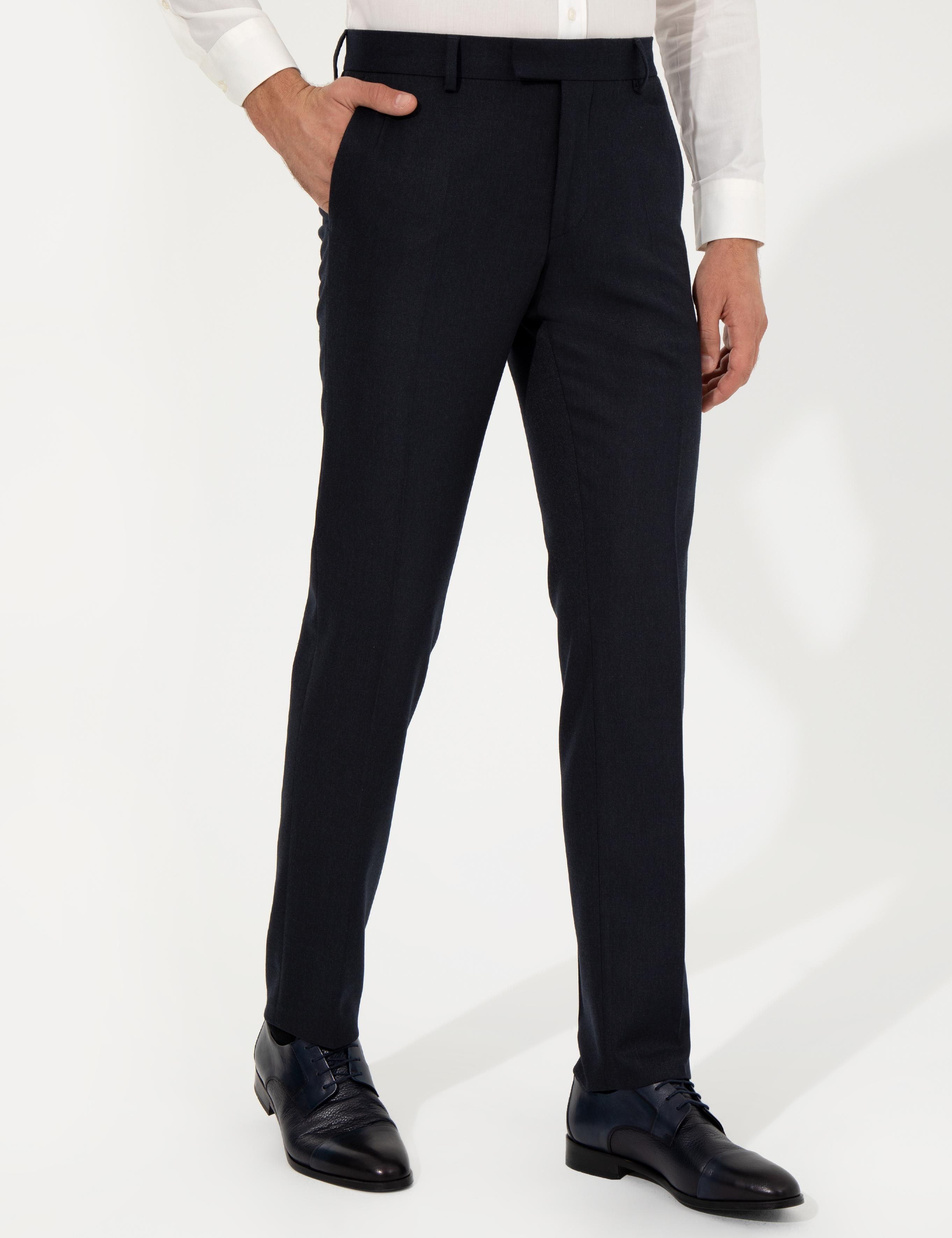 Lacivert Slim Fit Kumaş Pantolon - 50258513013