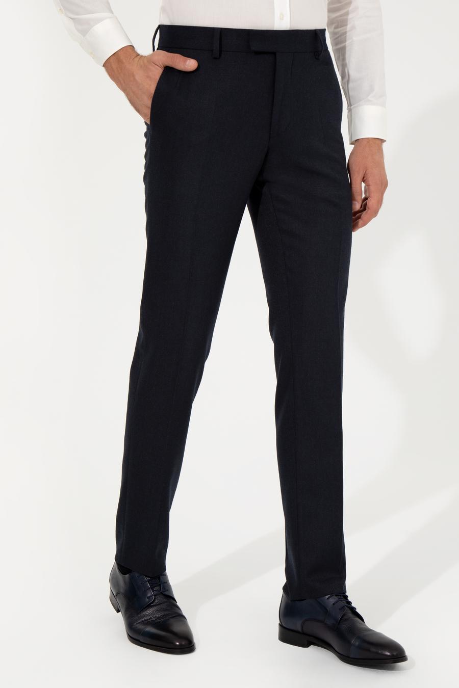 Lacivert Slim Fit Kumaş Pantolon - 50258513013