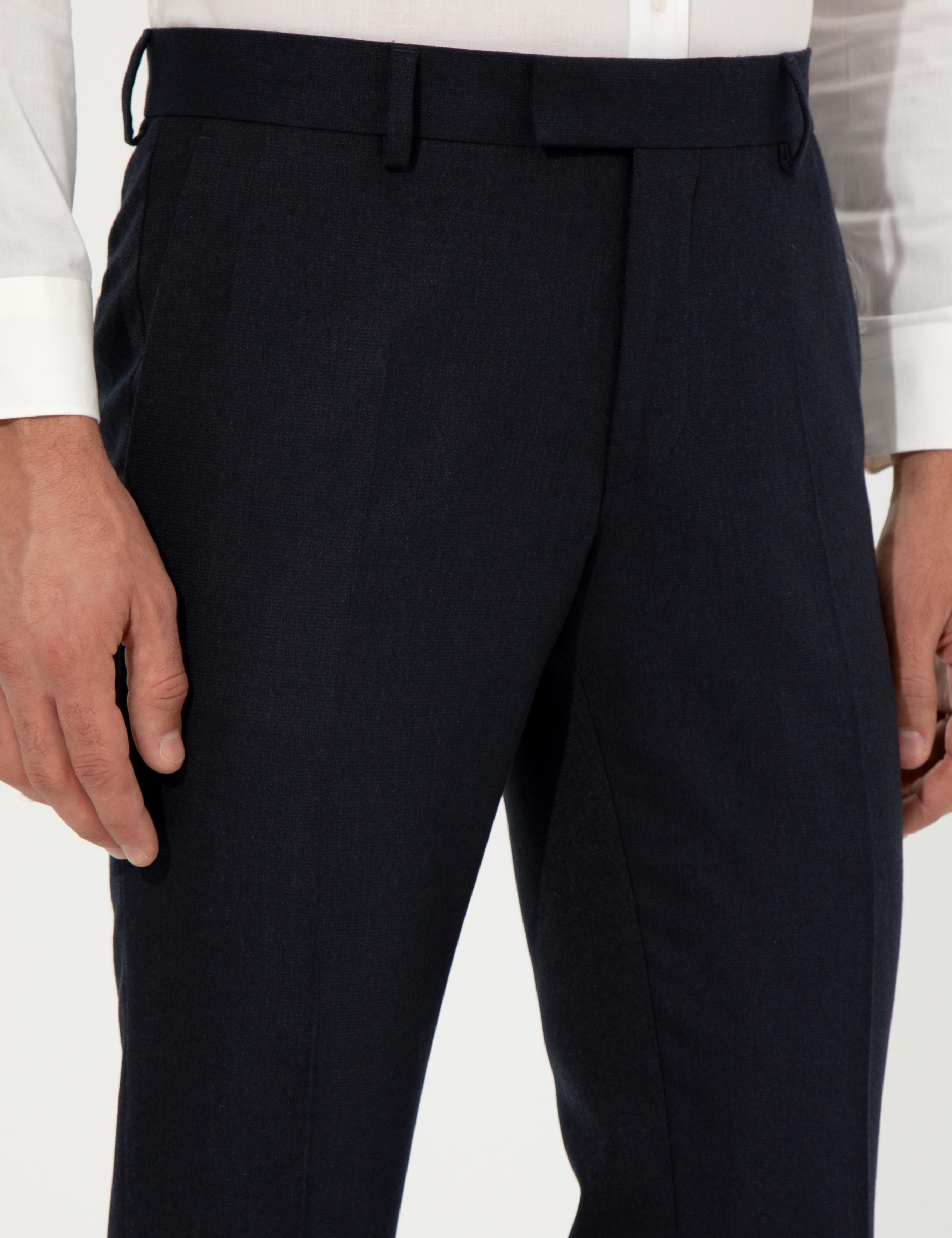 Lacivert Slim Fit Kumaş Pantolon - 50258513013